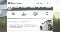 Desktop Screenshot of bilkompaniet.com